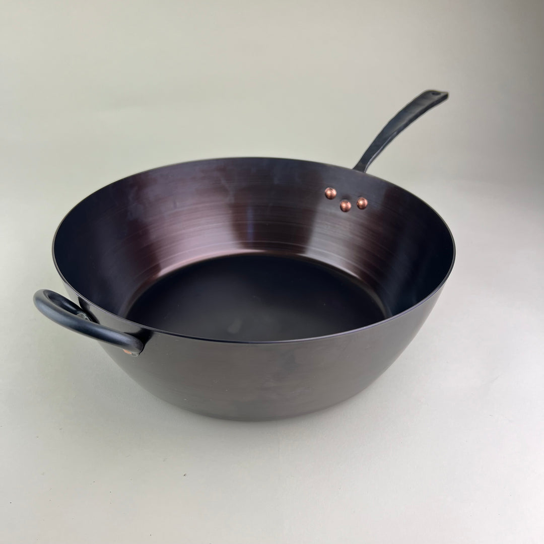 Alex Pole - 11" Hand Spun Saute Pan with Lid