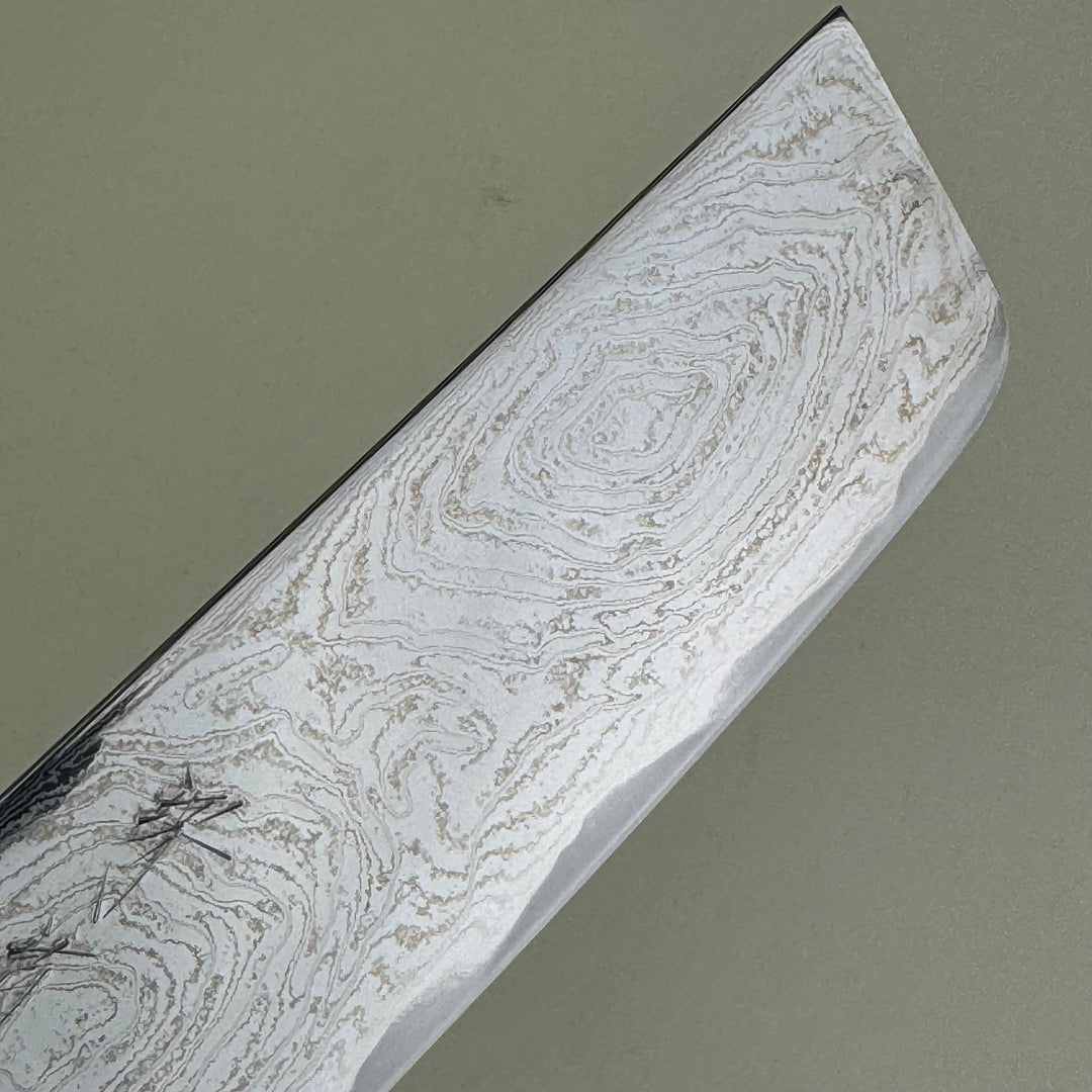 Sakai Kikumori  - Damascus Nami Nakiri 165mm