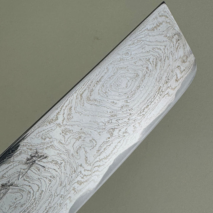 Sakai Kikumori  - Damascus Nami Nakiri 165mm